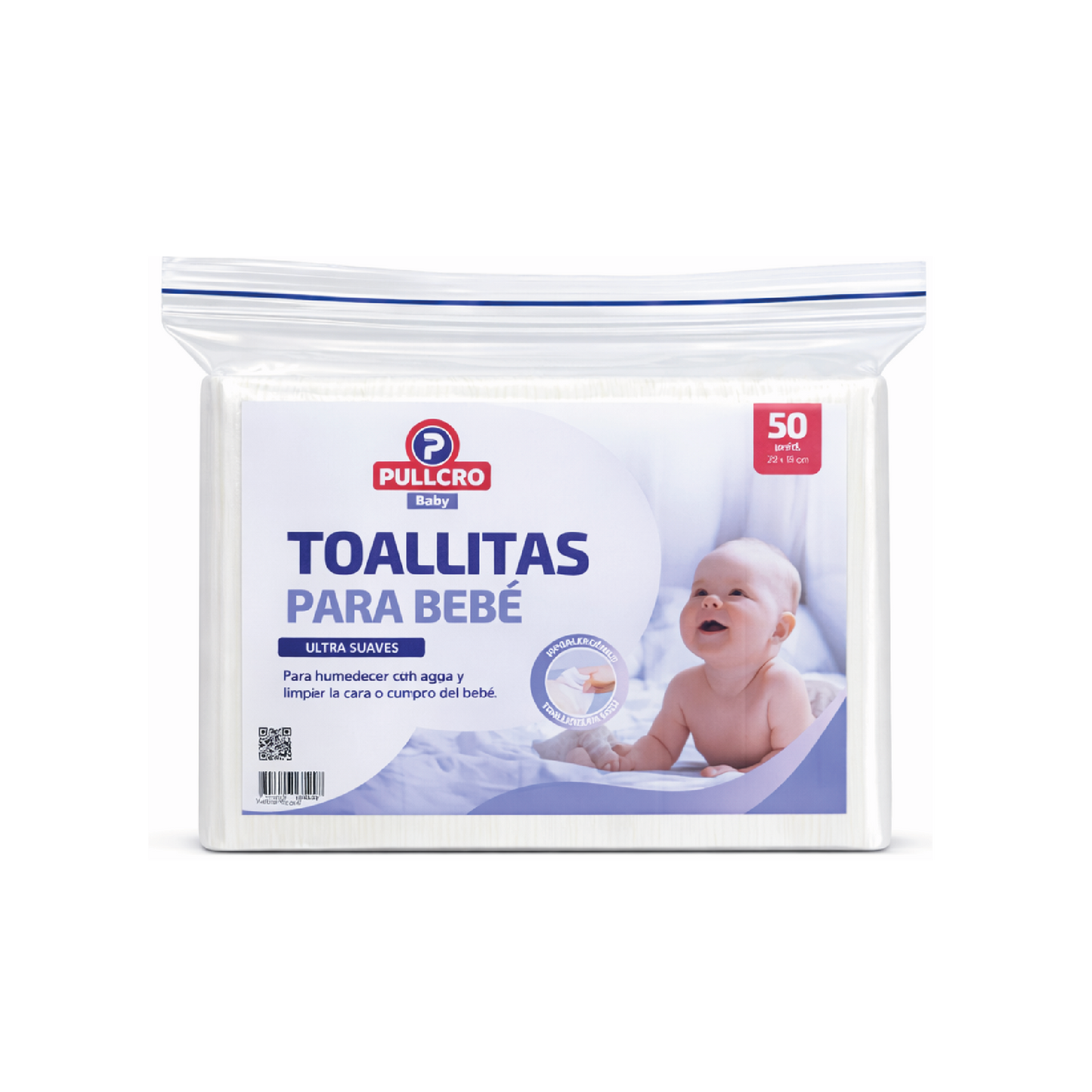 Toallitas para Bebé Pullcro Pack 50 Unidades