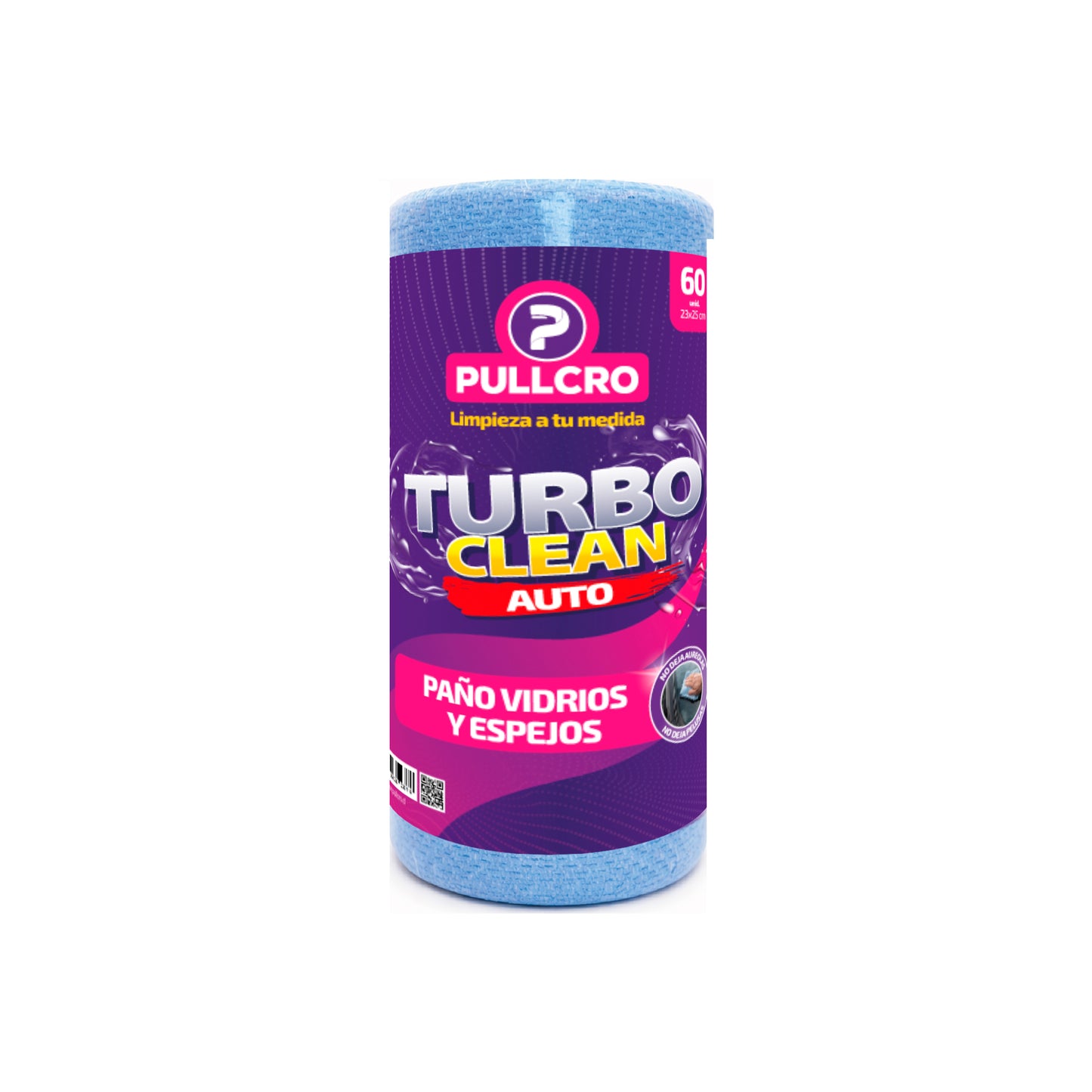 Paño Vidrios y Espejos Turbo Clean Rollo