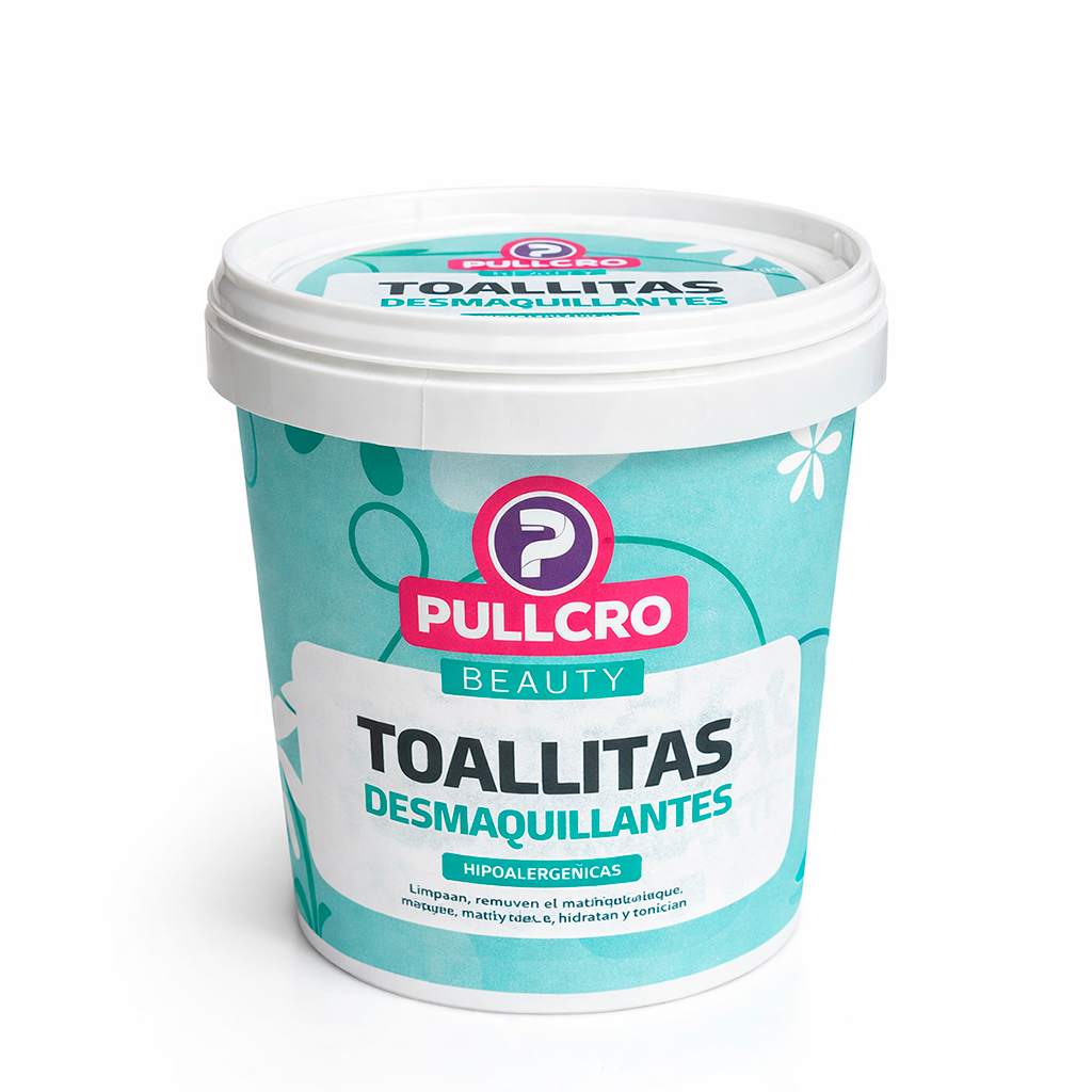 Toallitas Desmaquillantes Pullcro Tarro 50 Unidades