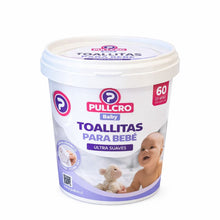 Toallitas para Bebé Pullcro Tarro 60 Unidades